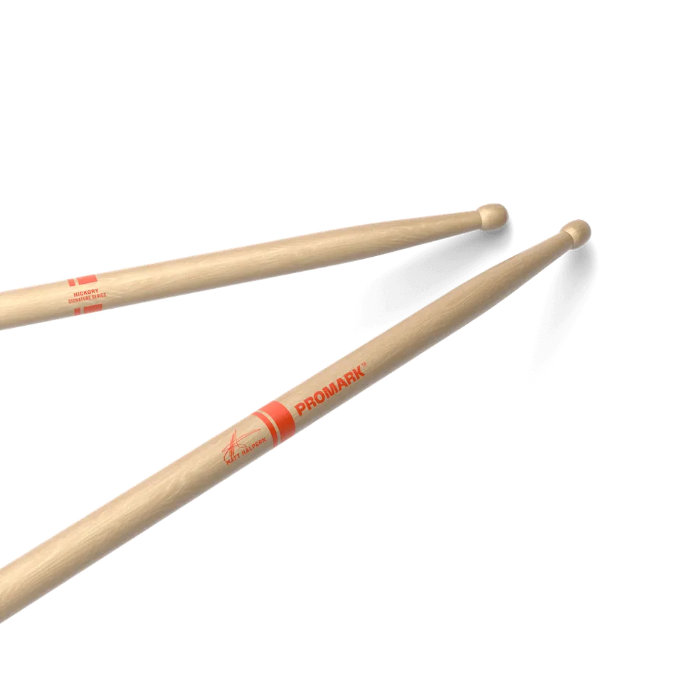 promark-signature-matt-halpern-baguettes-batterie-hickory image 1