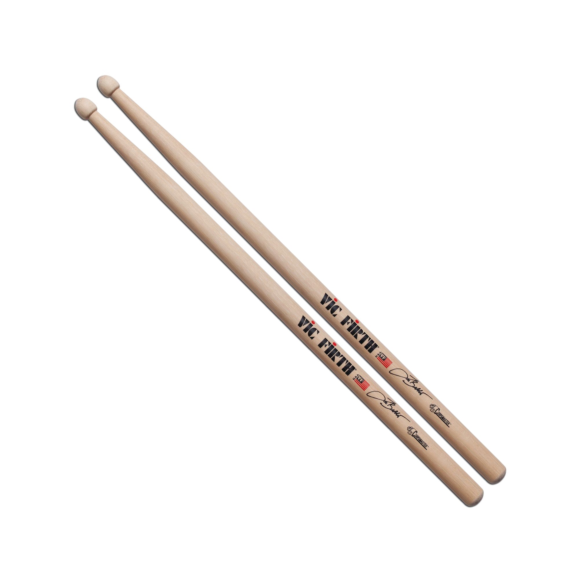 vic-firth-corpsmaster-snare-lee-beddis-baguettes-caisse-claire-olive image 1