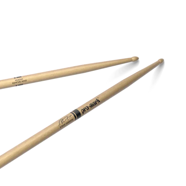 promark-signature-steve-ferrone-735-baguettes-batterie-olive-bois-hickory image 1
