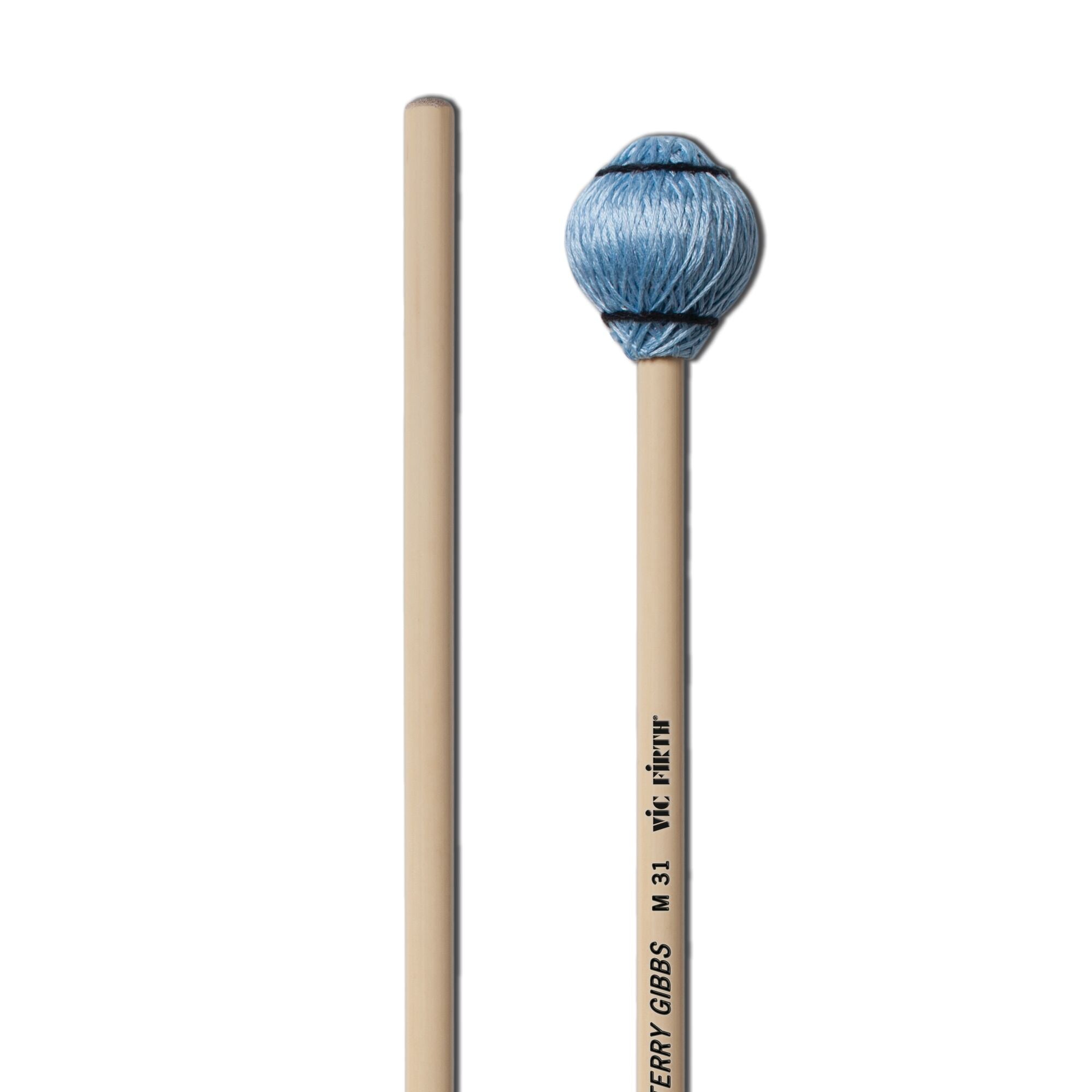 vic-firth-signature-m31-terry-gibbs-mailloches-medium-cord-bleu image 4