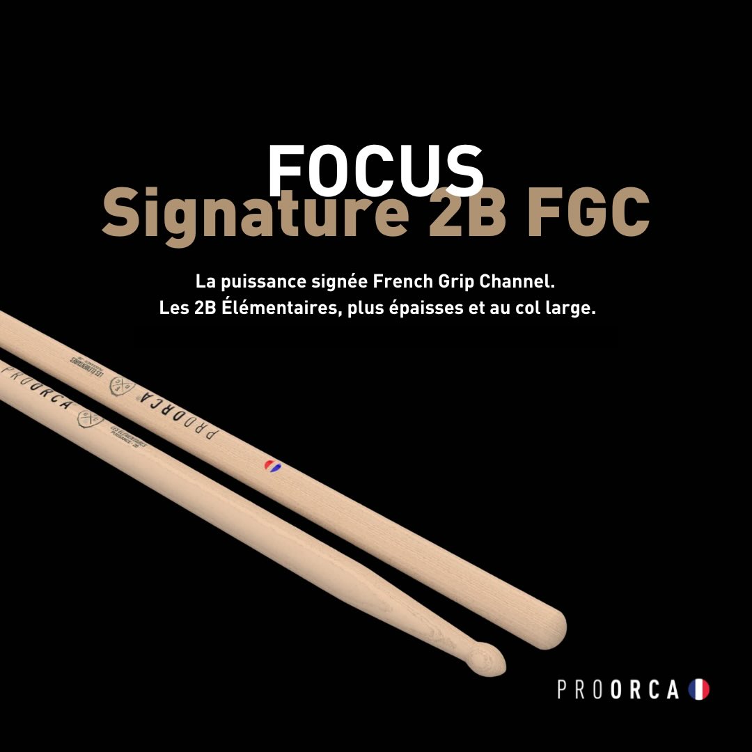 pro-orca-signature-2b-french-grip-channel-baguettes-hickory-olive-ball image 7