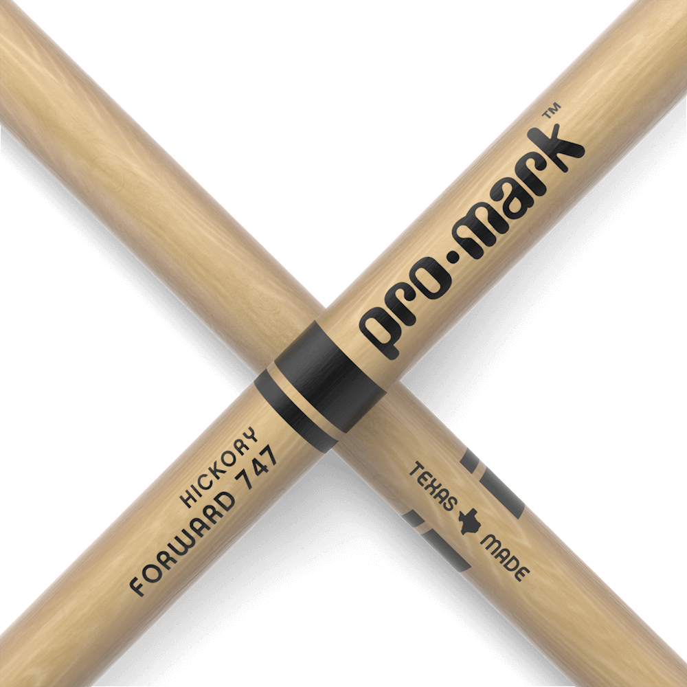 promark-forward-747-baguettes-batterie-hickory-olive-bois image 5