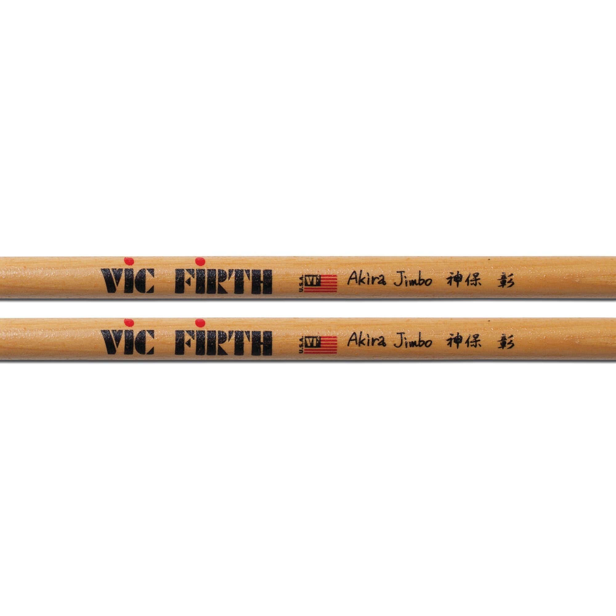 vic-firth-signature-akira-jimbo-baguettes-batterie-olive-goutte image 2