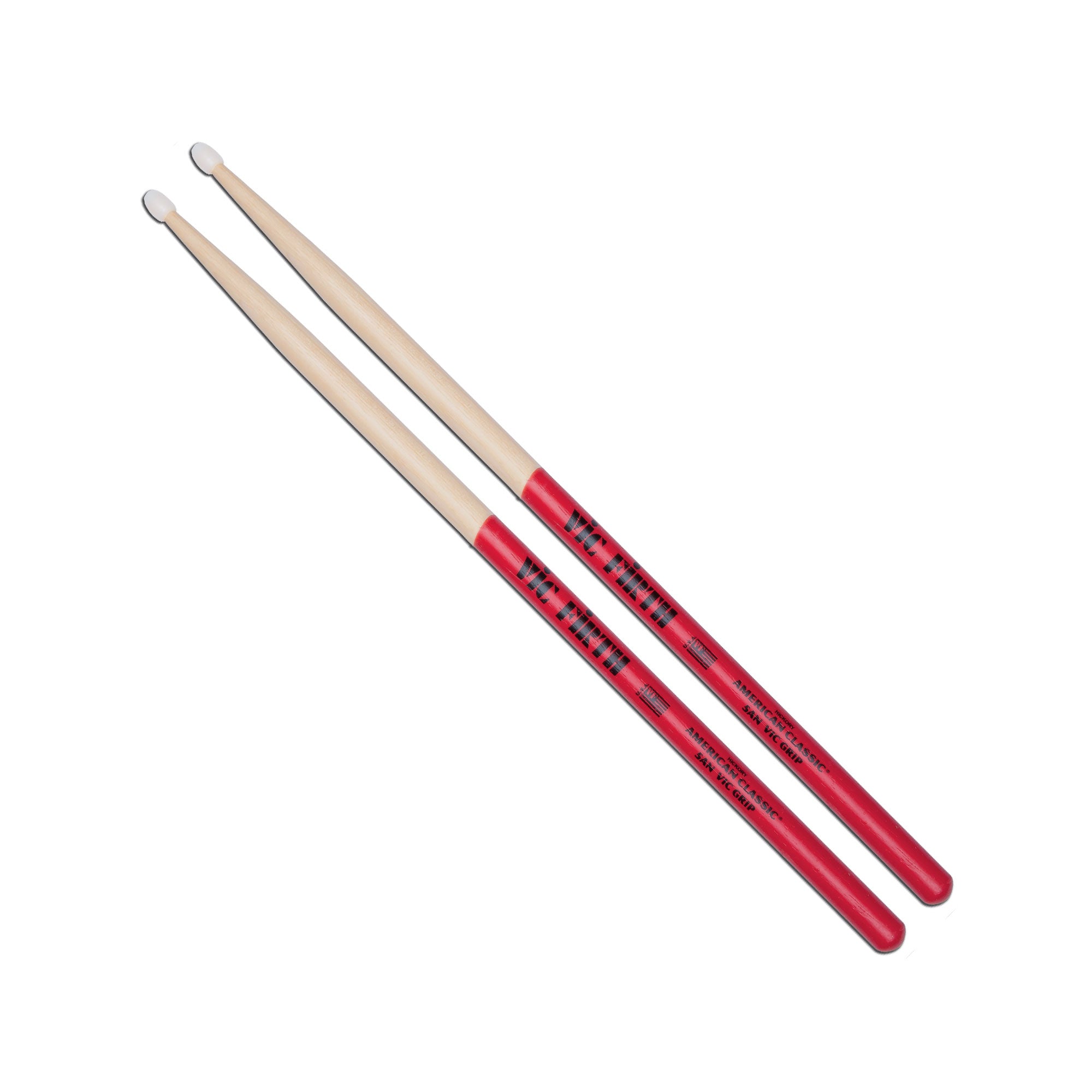 vic-firth-american-classic-5an-vic-grip-baguettes-batterie-nylon image 1