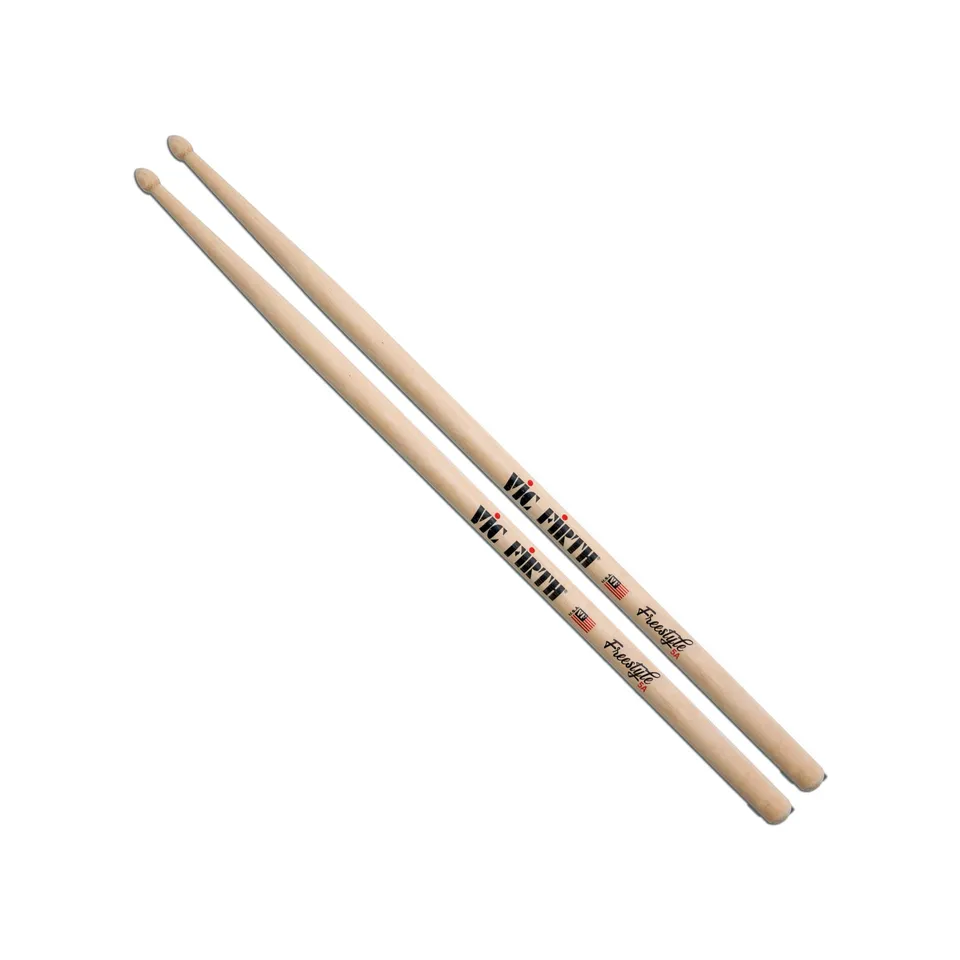 vic-firth-american-concept-freestyle-5a-baguettes-batterie-pointe-bois image 1