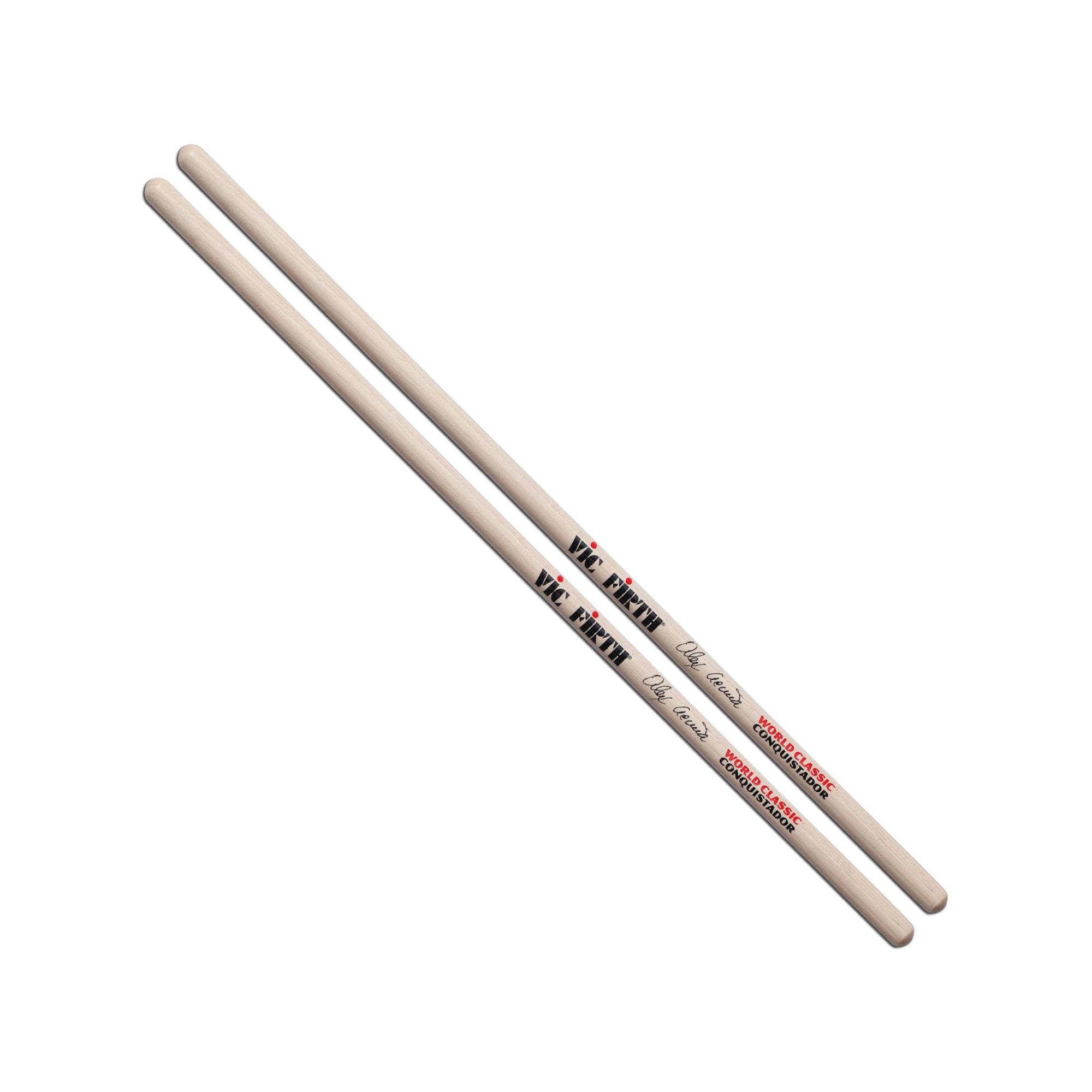 vic-firth-world-classic-alex-acu-a-clear-conquistador-baguettes-timbales image 1