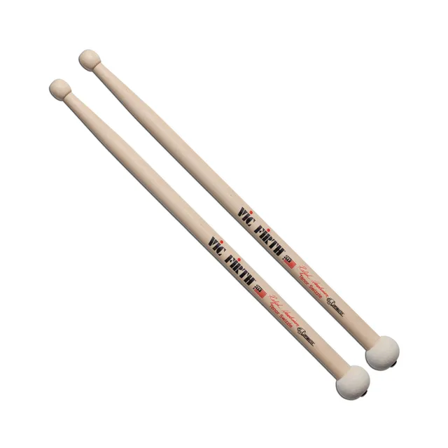 vic-firth-corpsmaster-ralph-hardimon-baguettes-tenor-bois-feutre image 1