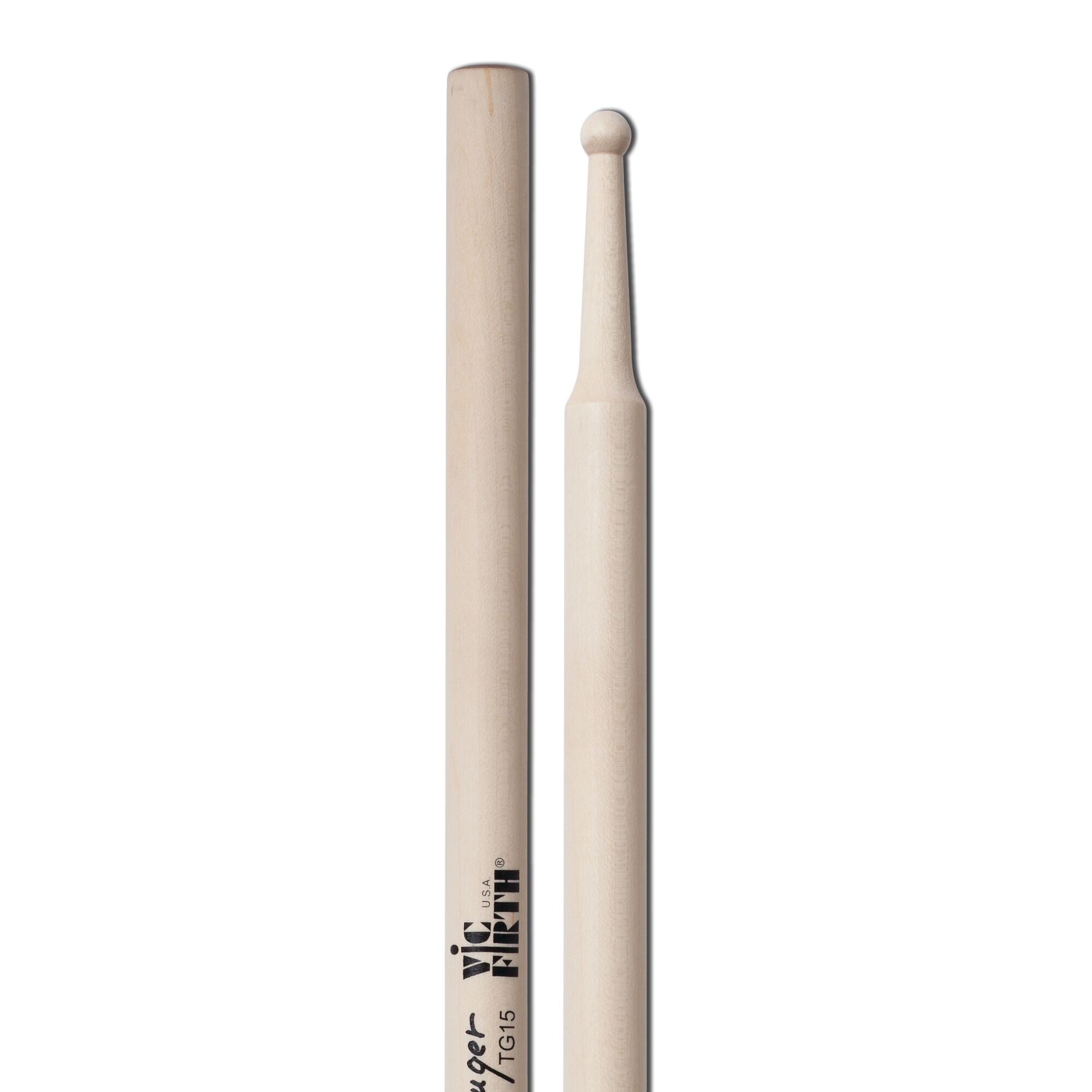 vic-firth-symphonic-tom-gauger-baguettes-caisse-claire-olive-ronde image 4