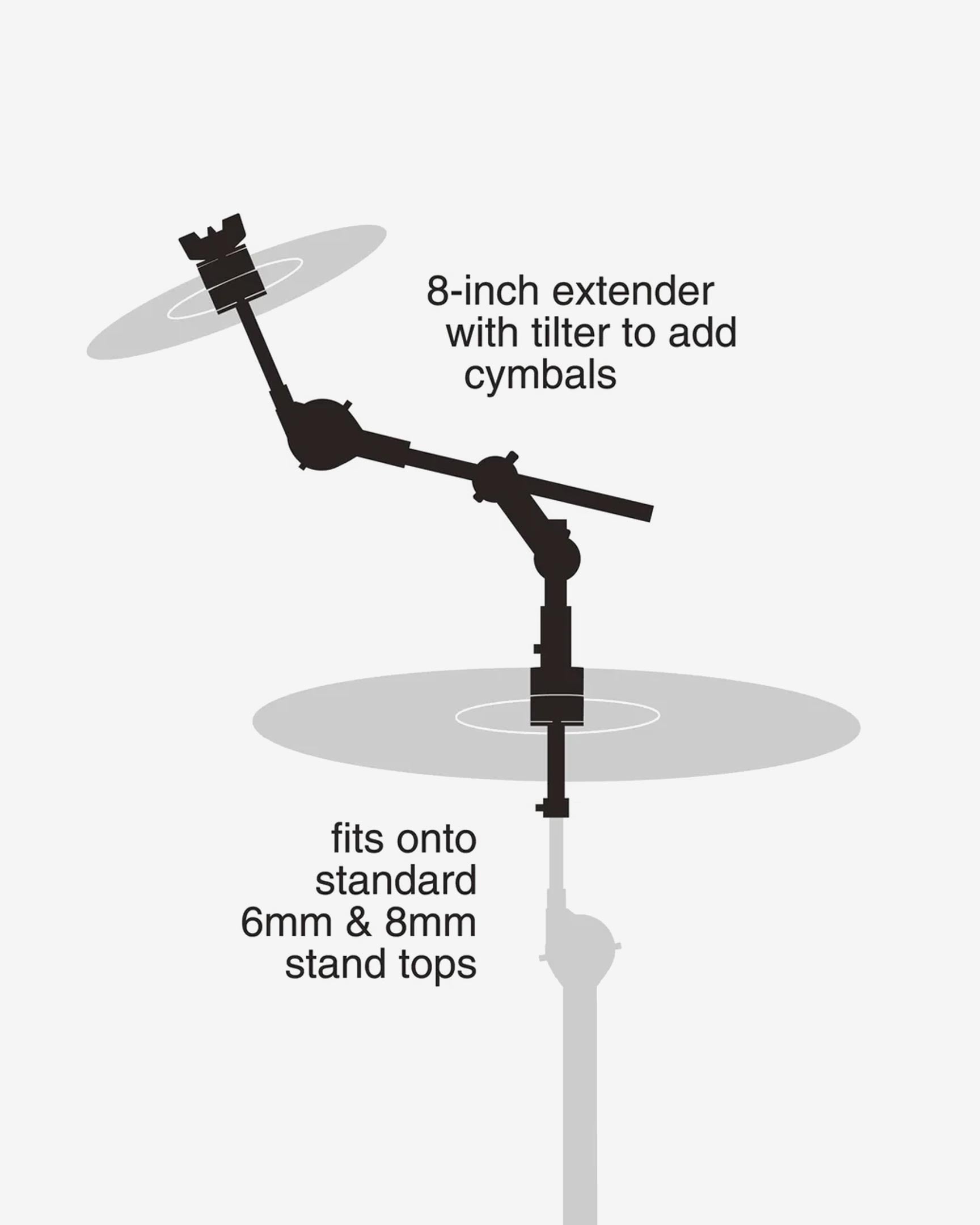 gibraltar-sc-bcsa-stacker-cymbale-boom-8-mm image 2