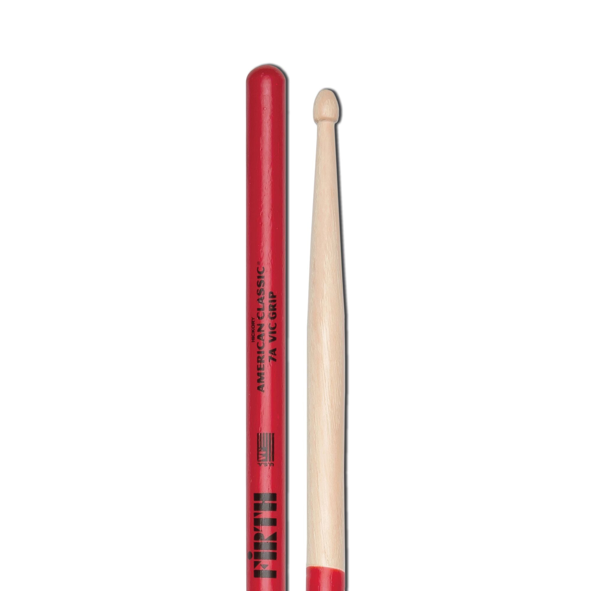 vic-firth-american-classic-7a-vic-grip-baguettes-de-batterie image 4