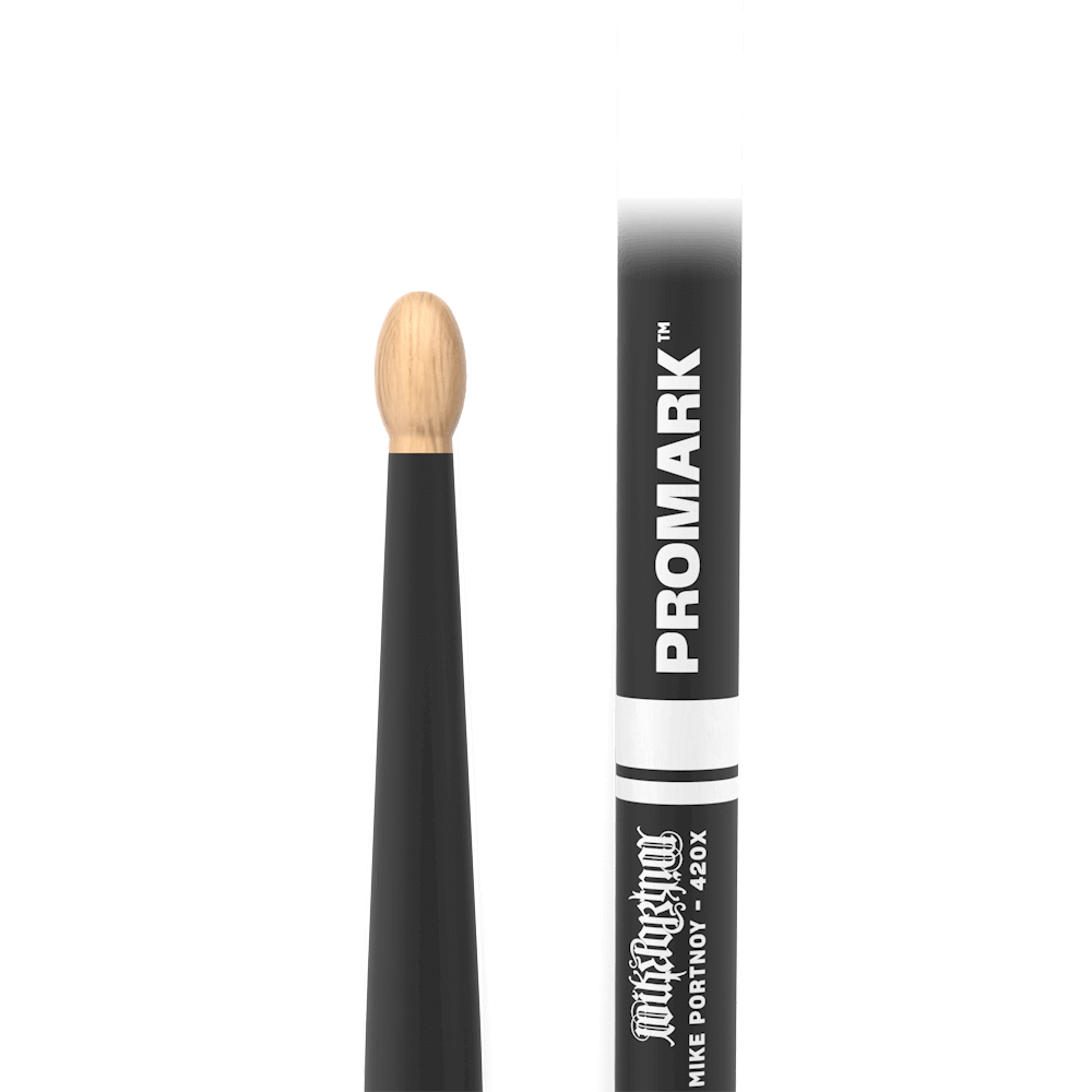 promark-activegrip-mike-portnoy-420x-baguettes-batterie-hickory image 2