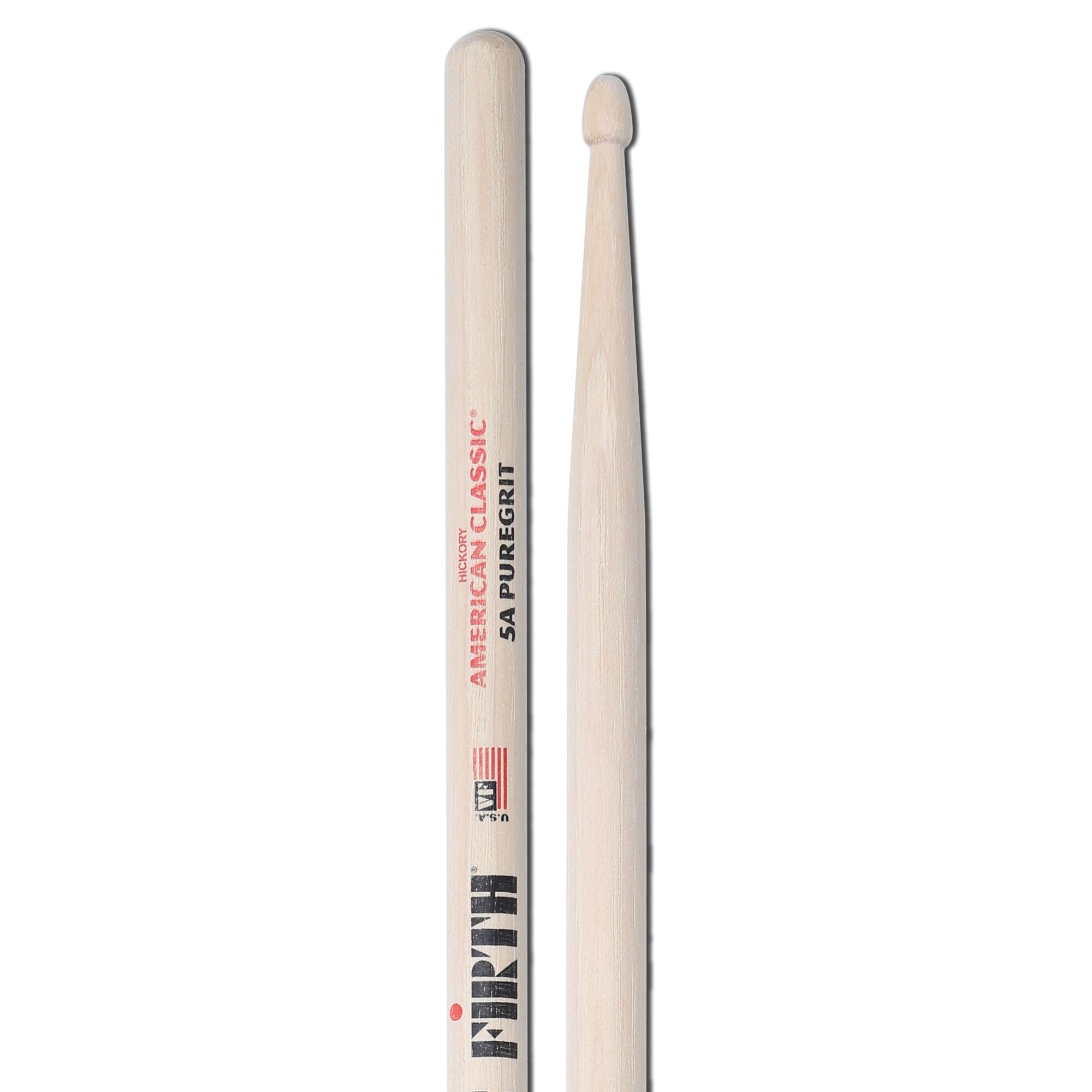 vic-firth-american-classic-5a-puregrit-baguettes-grip-naturel image 4