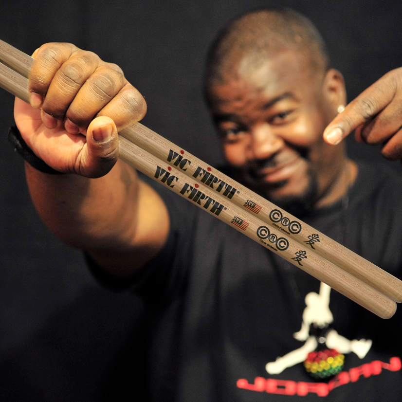 vic-firth-signature-chris-coleman-baguettes-batterie-hickory image 5