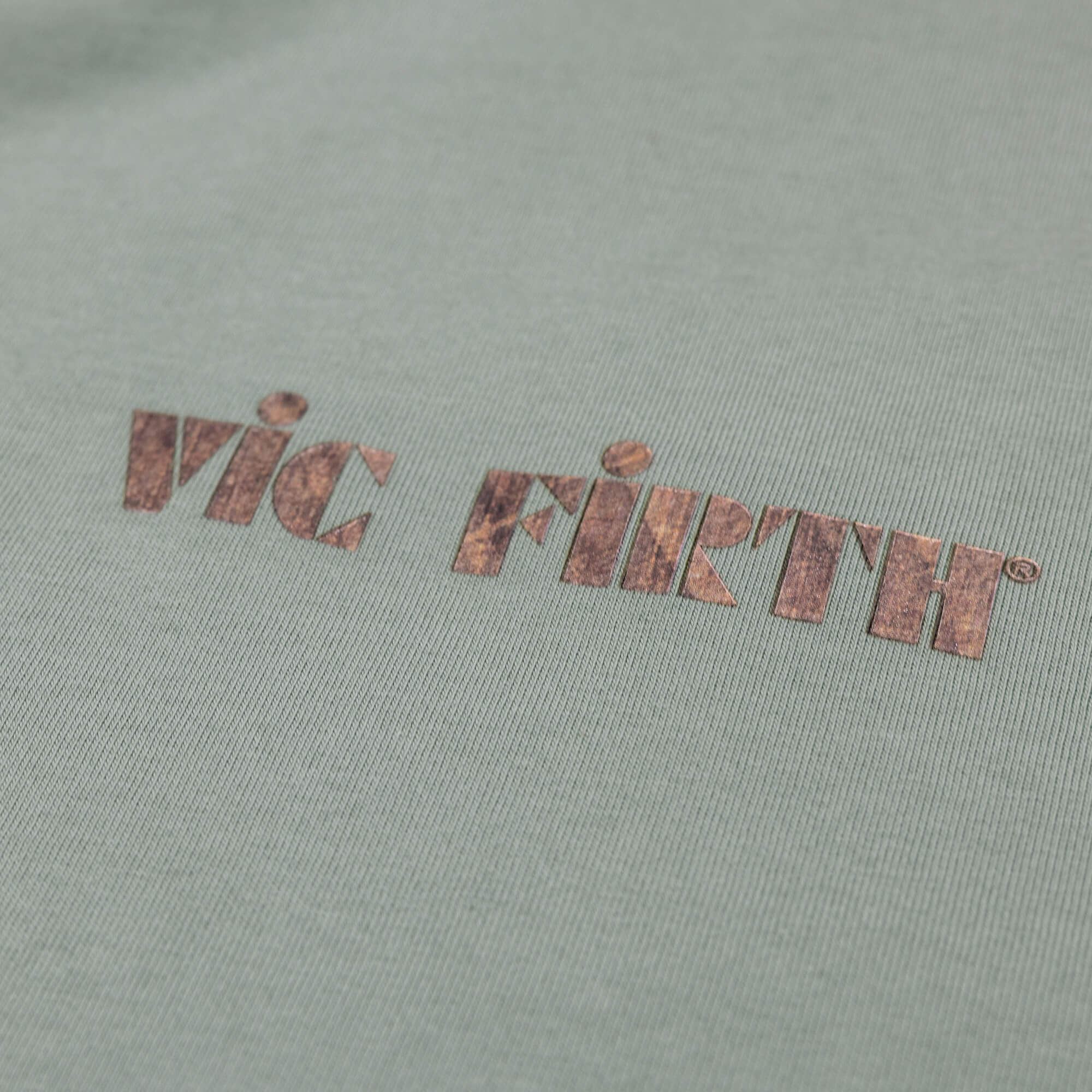 vic-firth-american-classic-t-shirt-sage-woodgrain-coton image 5