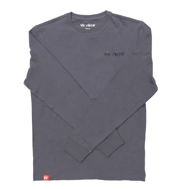 vic-firth-american-classic-tee-manche-longue-gris-coton image 1