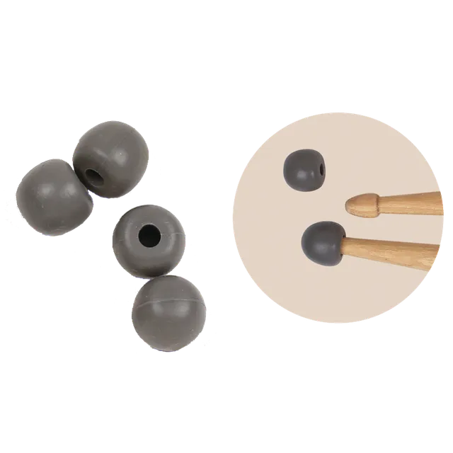 vic-firth-american-classic-embouts-baguettes-caoutchouc-x4-pratique image 1