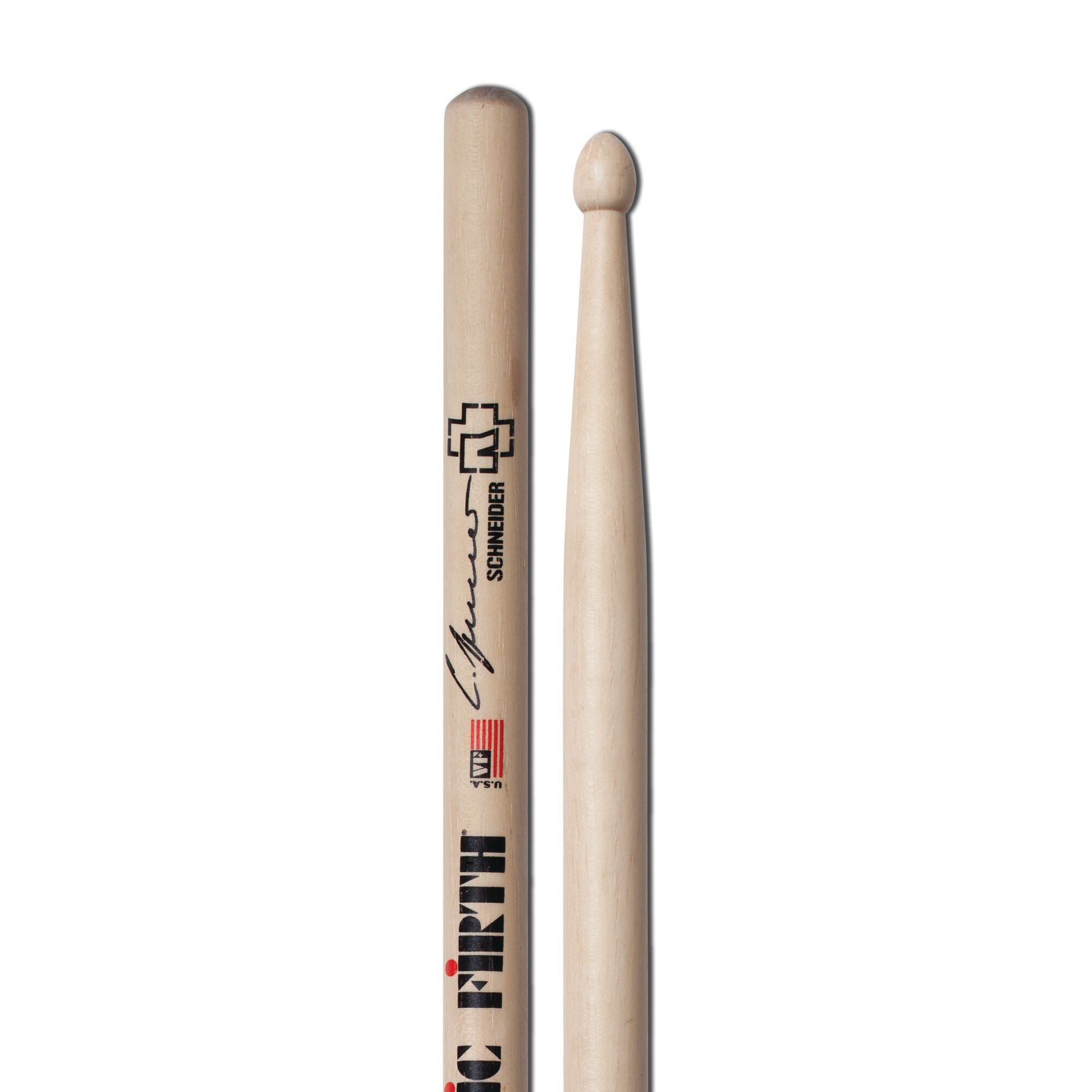 vic-firth-signature-christoph-schneider-baguettes-batterie-hickory image 4