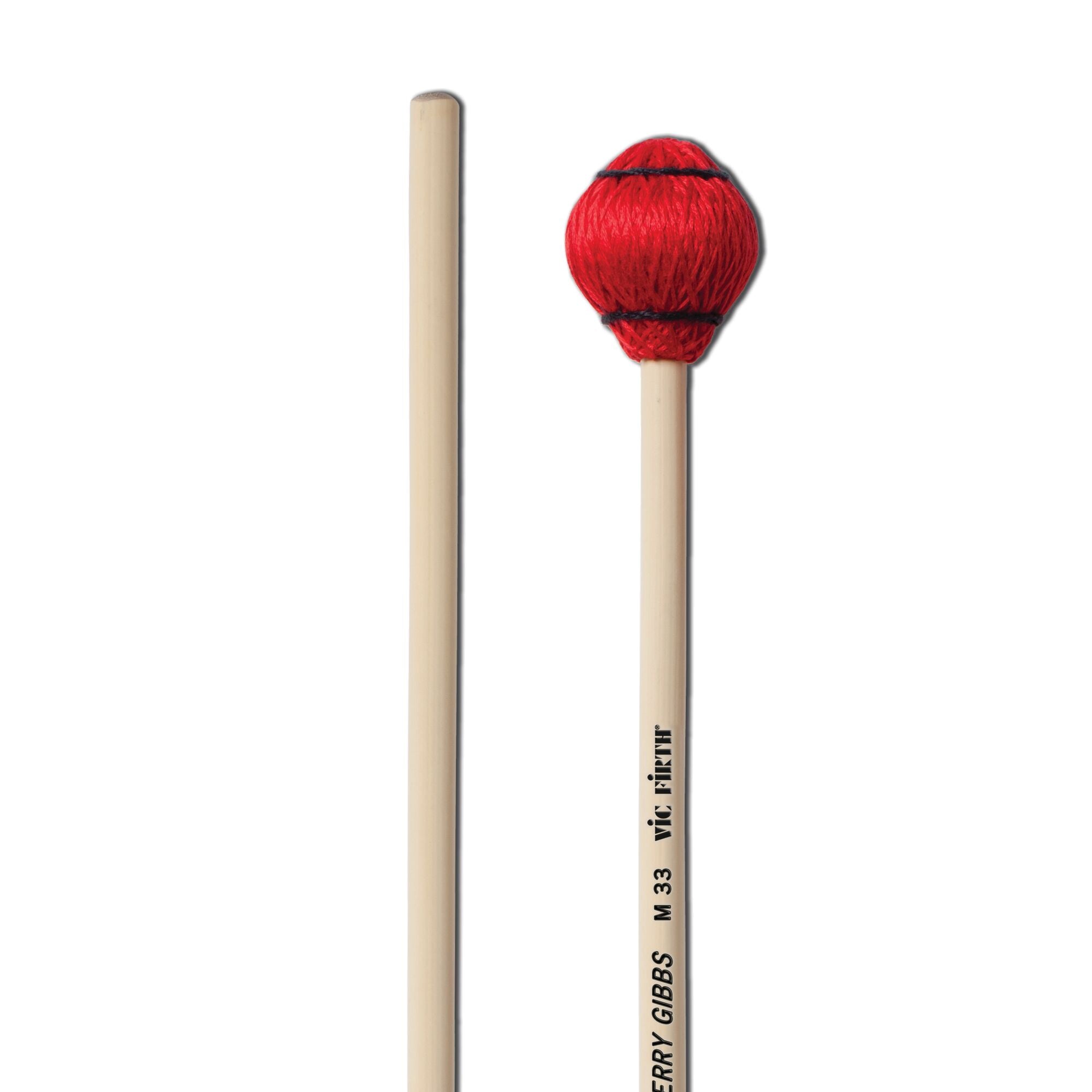 vic-firth-signature-m33-terry-gibbs-mailloches-dures-cord-rouge image 4