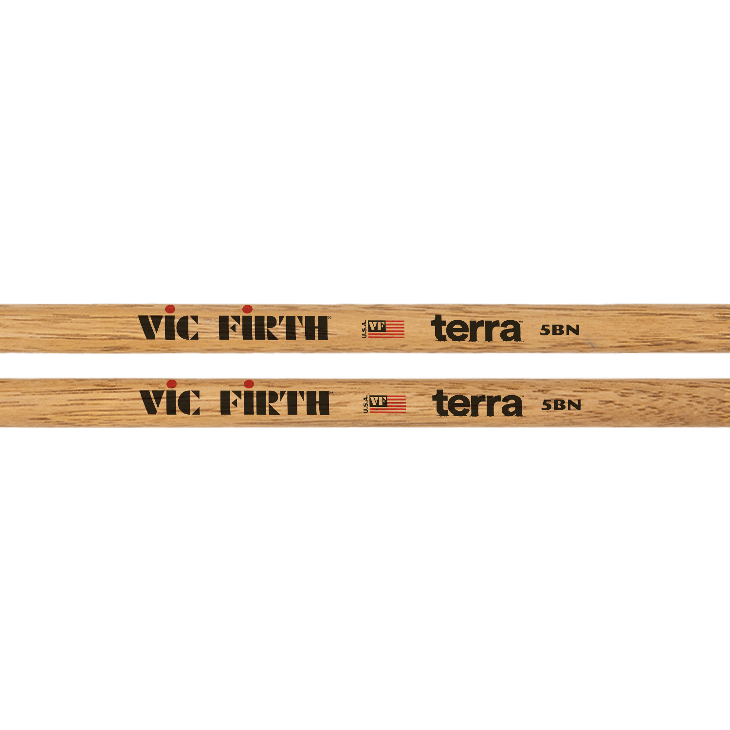 vic-firth-terra-5btn-baguettes-batterie-nylon-hickory image 2
