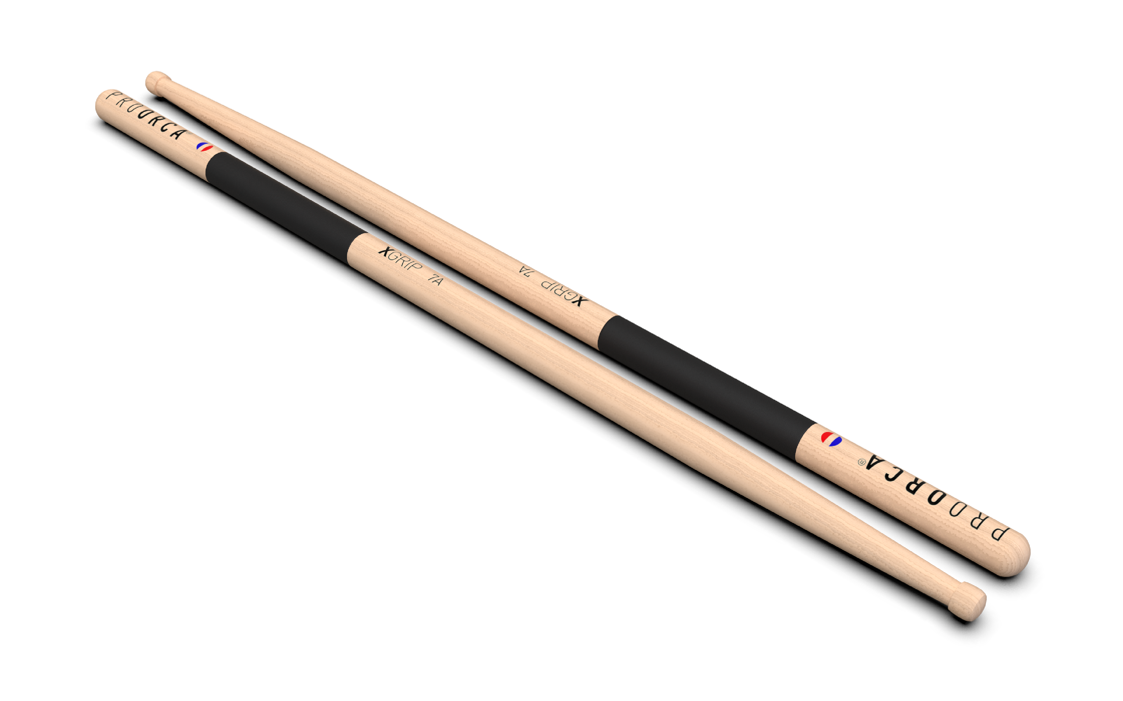 pro-orca-xgrip-7a-baguettes-batterie-hickory-grip image 4