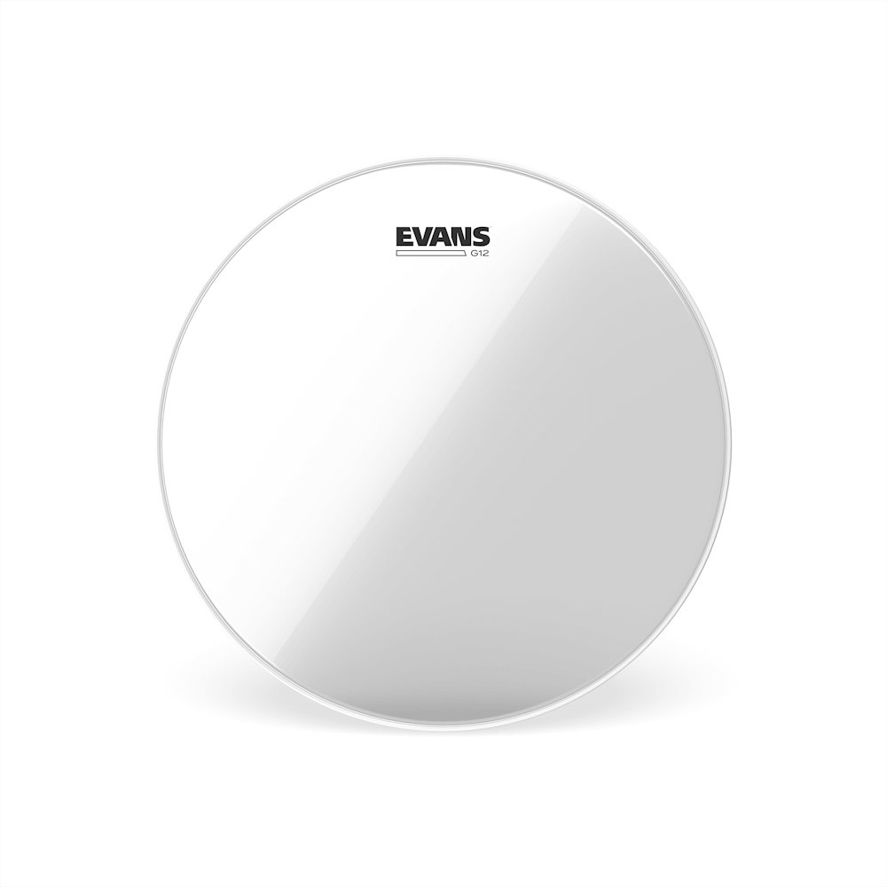 evans-g12-clear-tom-peau-batterie-12-mil-transparente image 2