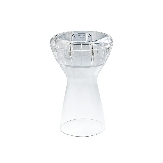 wambooka-diamond-darbuka-transparente-polycarbonate-avec-sac image 1