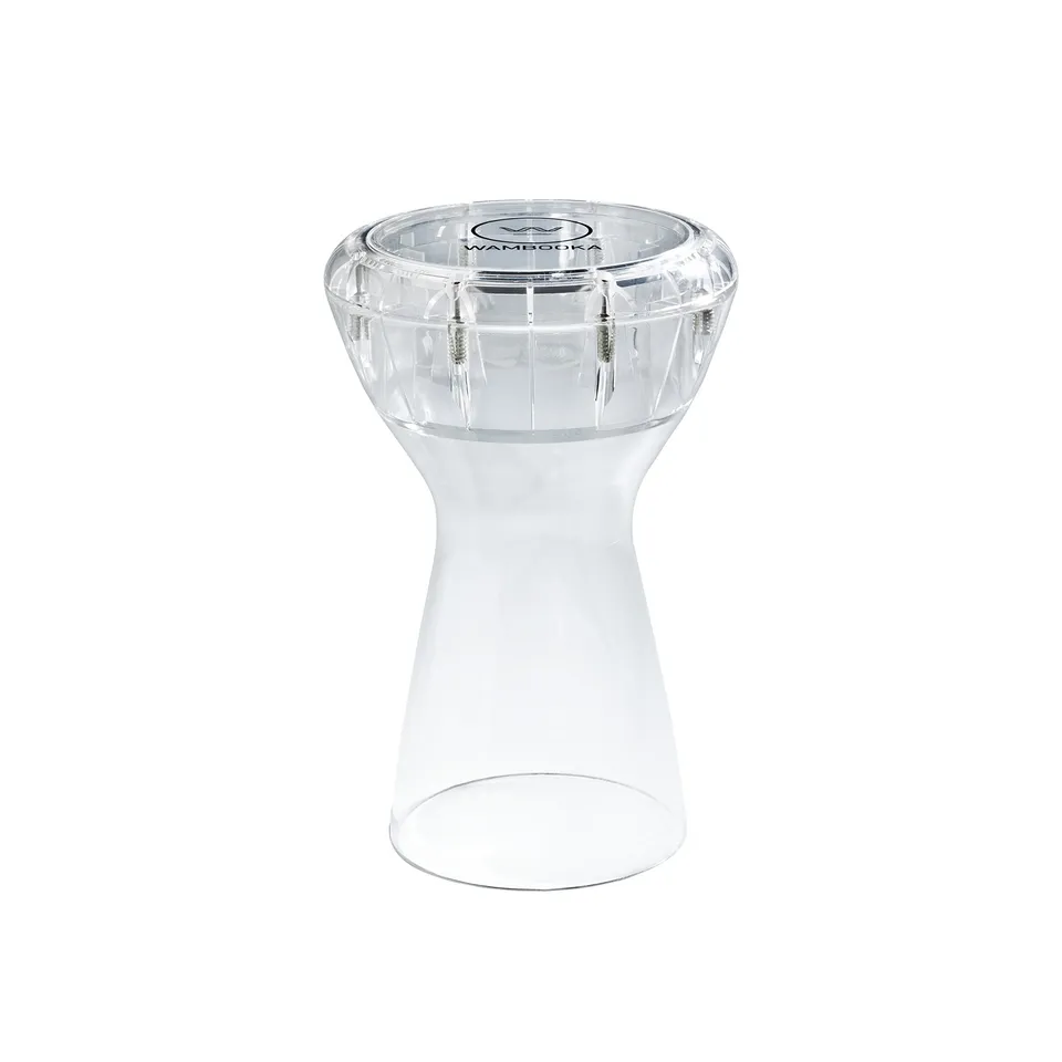 wambooka-diamond-darbuka-transparente-polycarbonate-avec-sac image 1