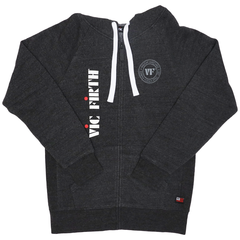 vic-firth-american-classic-sweat-capuche-zipp-l-gris image 1