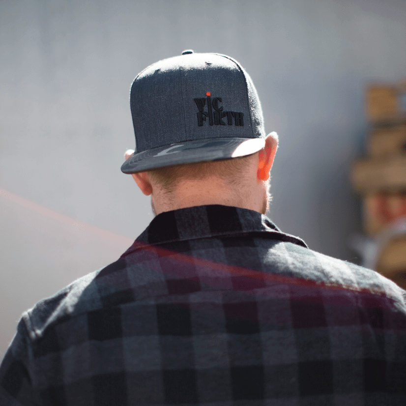 vic-firth-american-classic-casquette-snapback-gris-camo image 6