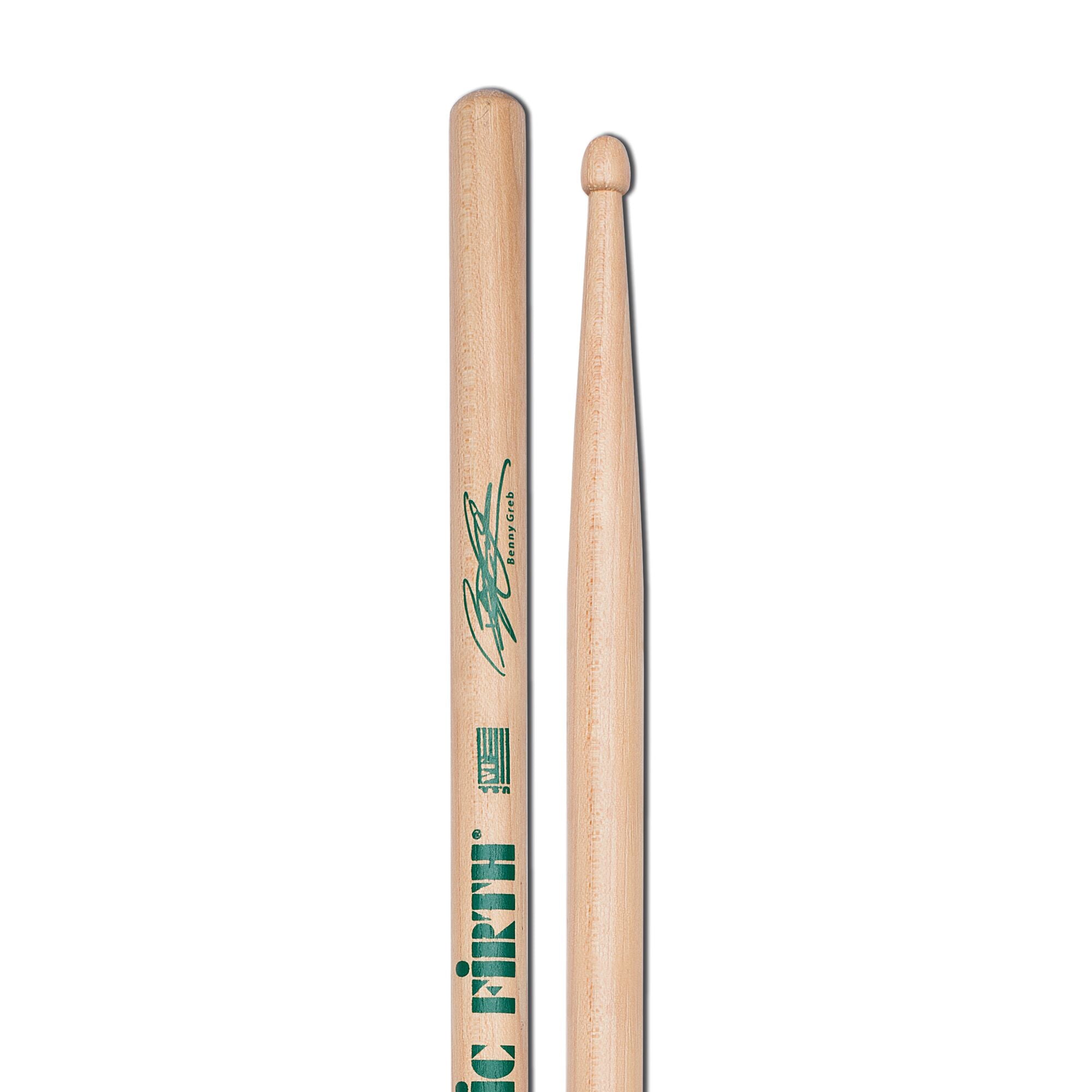 vic-firth-signature-benny-greb-baguettes-batterie-hickory image 4