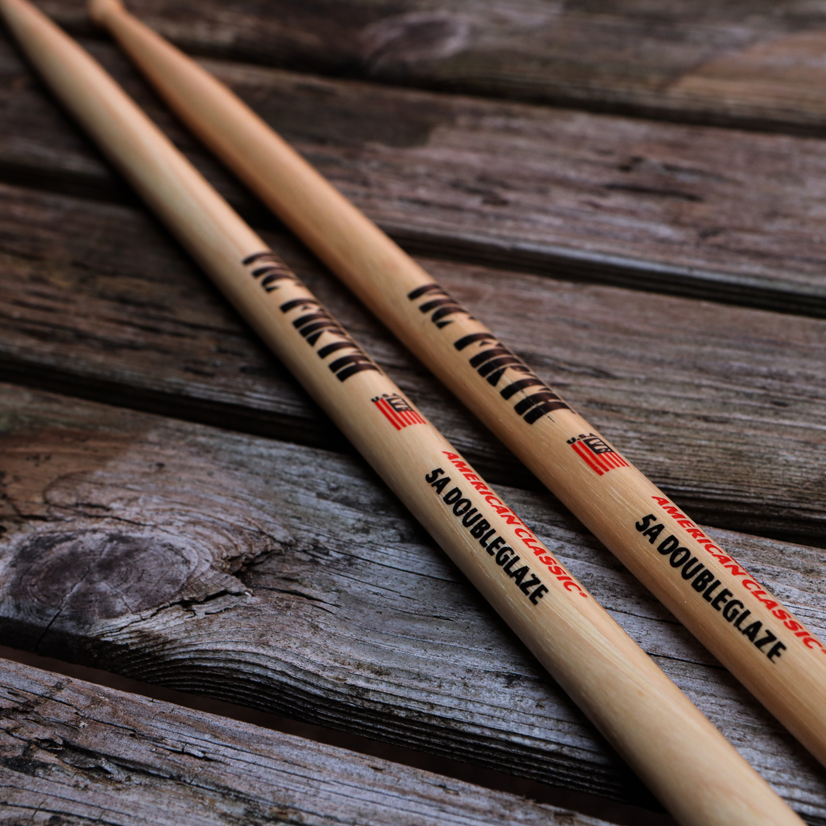 vic-firth-american-classic-5a-doubleglaze-baguettes-batterie-grip image 5
