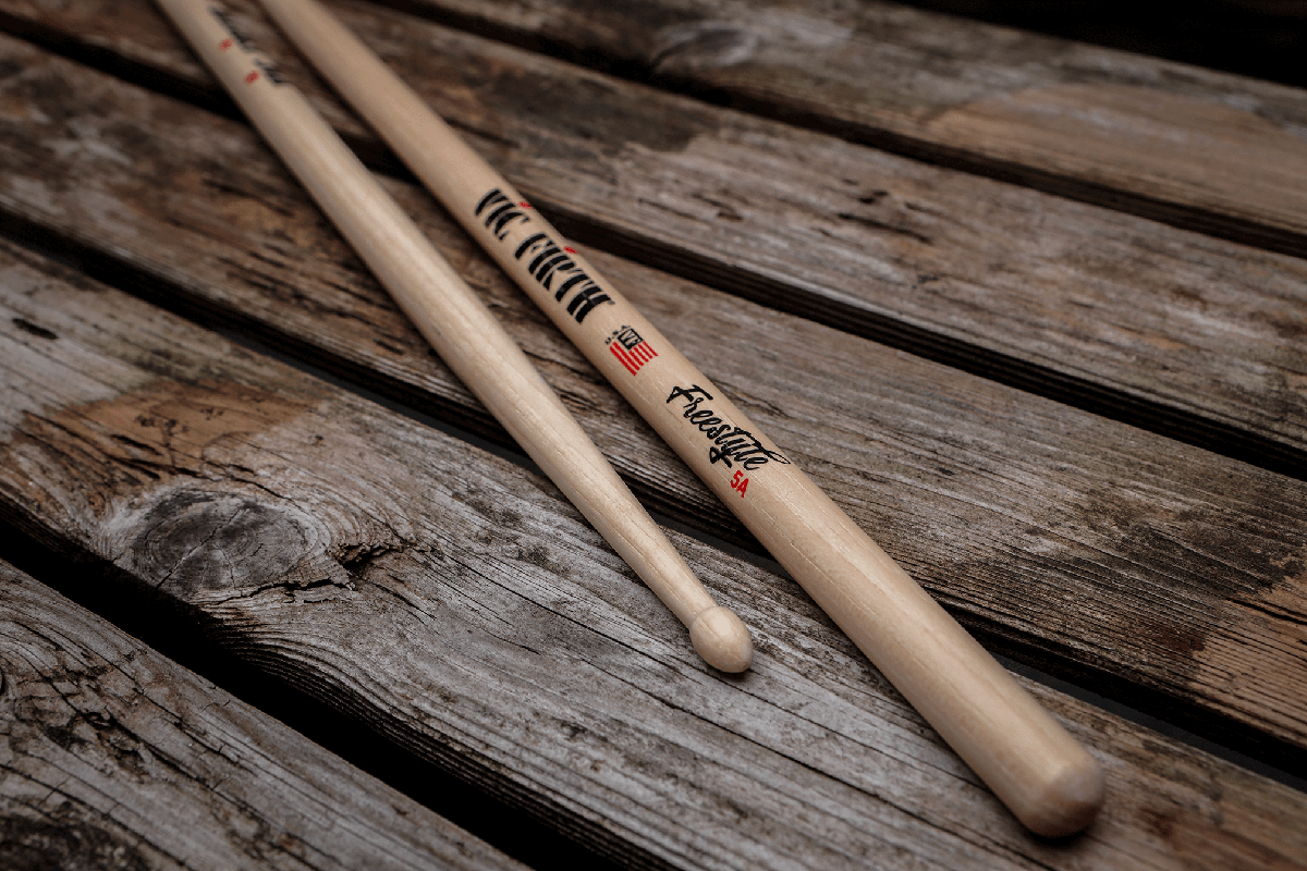 vic-firth-american-concept-freestyle-5a-baguettes-batterie-pointe-bois image 5