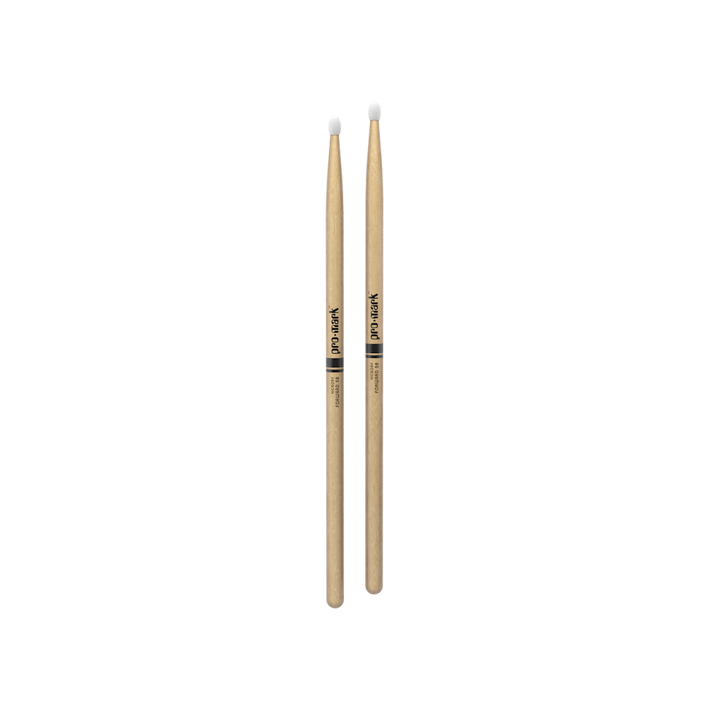 promark-forward-5b-baguette-batterie-pointe-nylon-ovale-hickory image 3