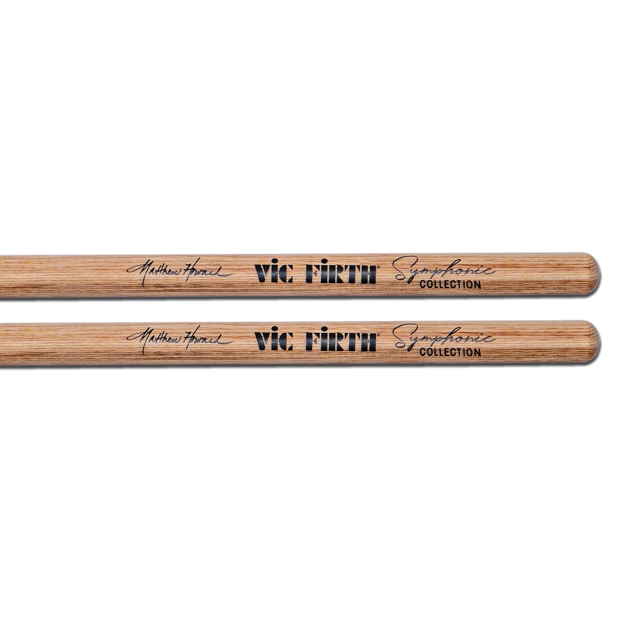 vic-firth-symphonic-collection-matt-howard-baguettes-de-batterie-bouleau image 2