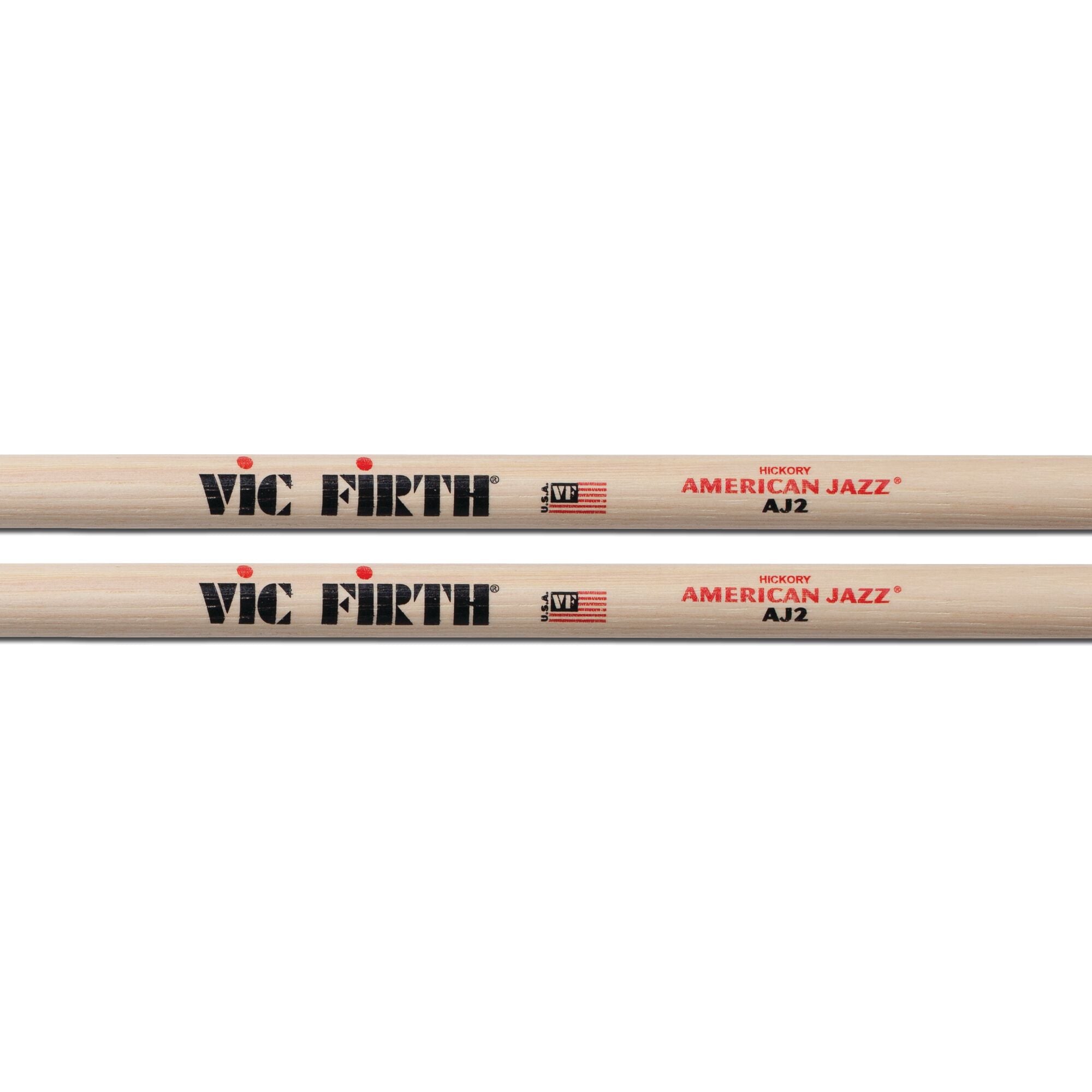 vic-firth-american-jazz-2-baguettes-batterie-bois image 2
