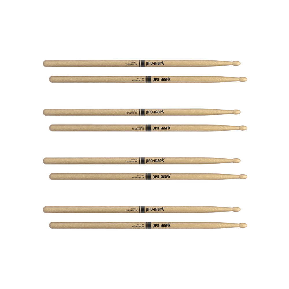 promark-forward-classic-5b-baguettes-batterie-hickory-olive-bois image 4