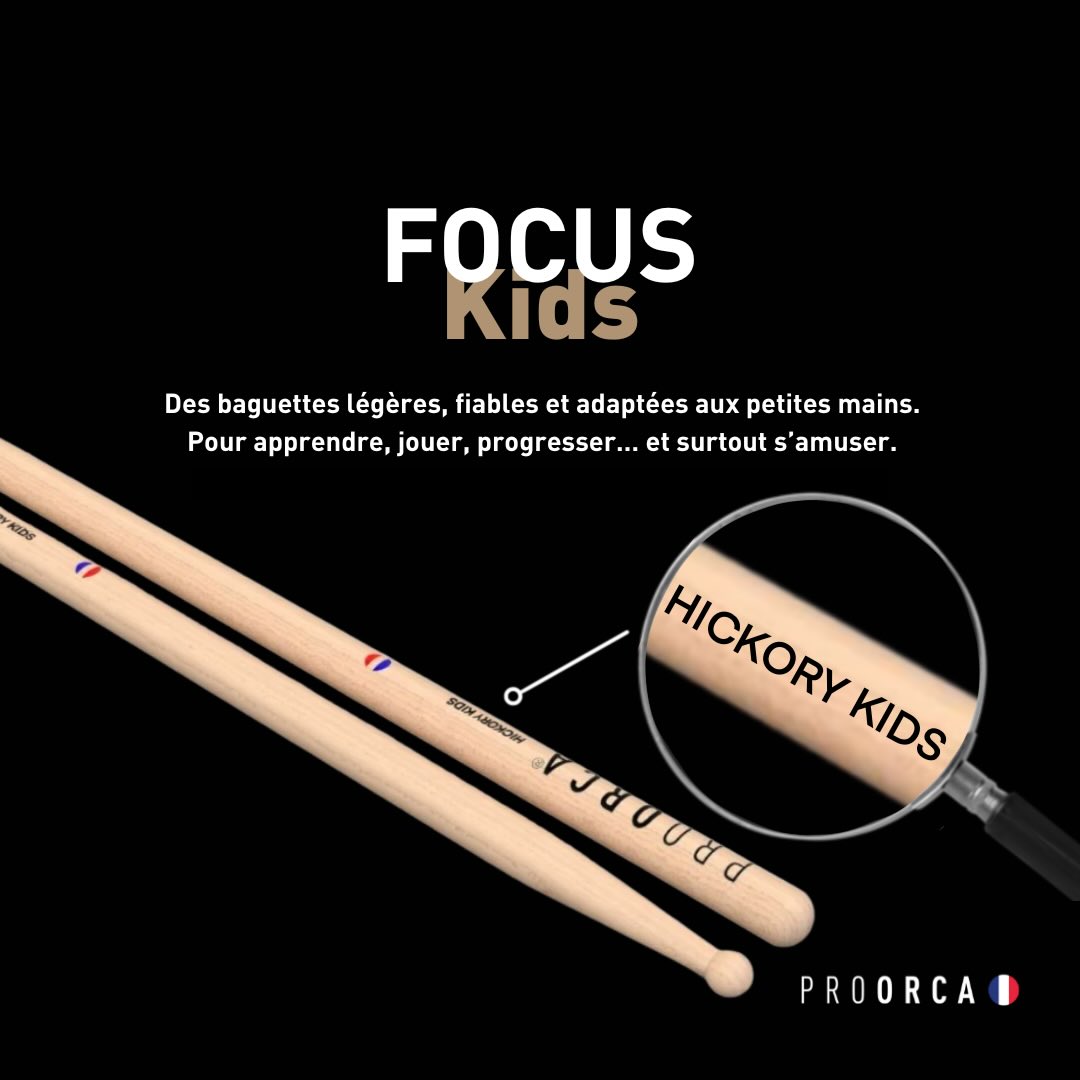 pro-orca-kids-baguettes-batterie-enfant-hickory-3-6-ans image 7