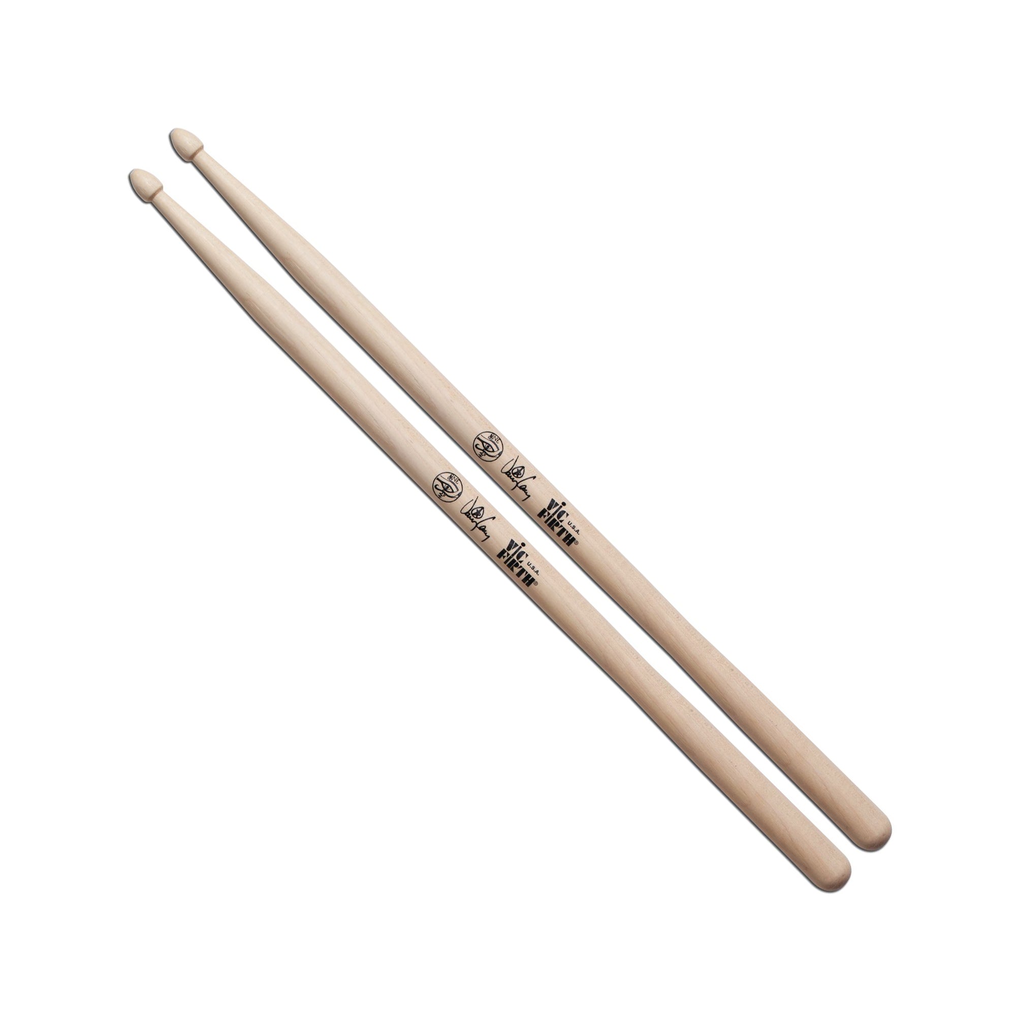 vic-firth-signature-danny-carey-baguettes-batterie-olive-bois image 1