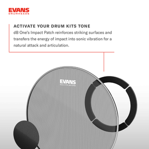 evans-db-one-bass-drumhead-peau-grosse-caisse-mesh image 6