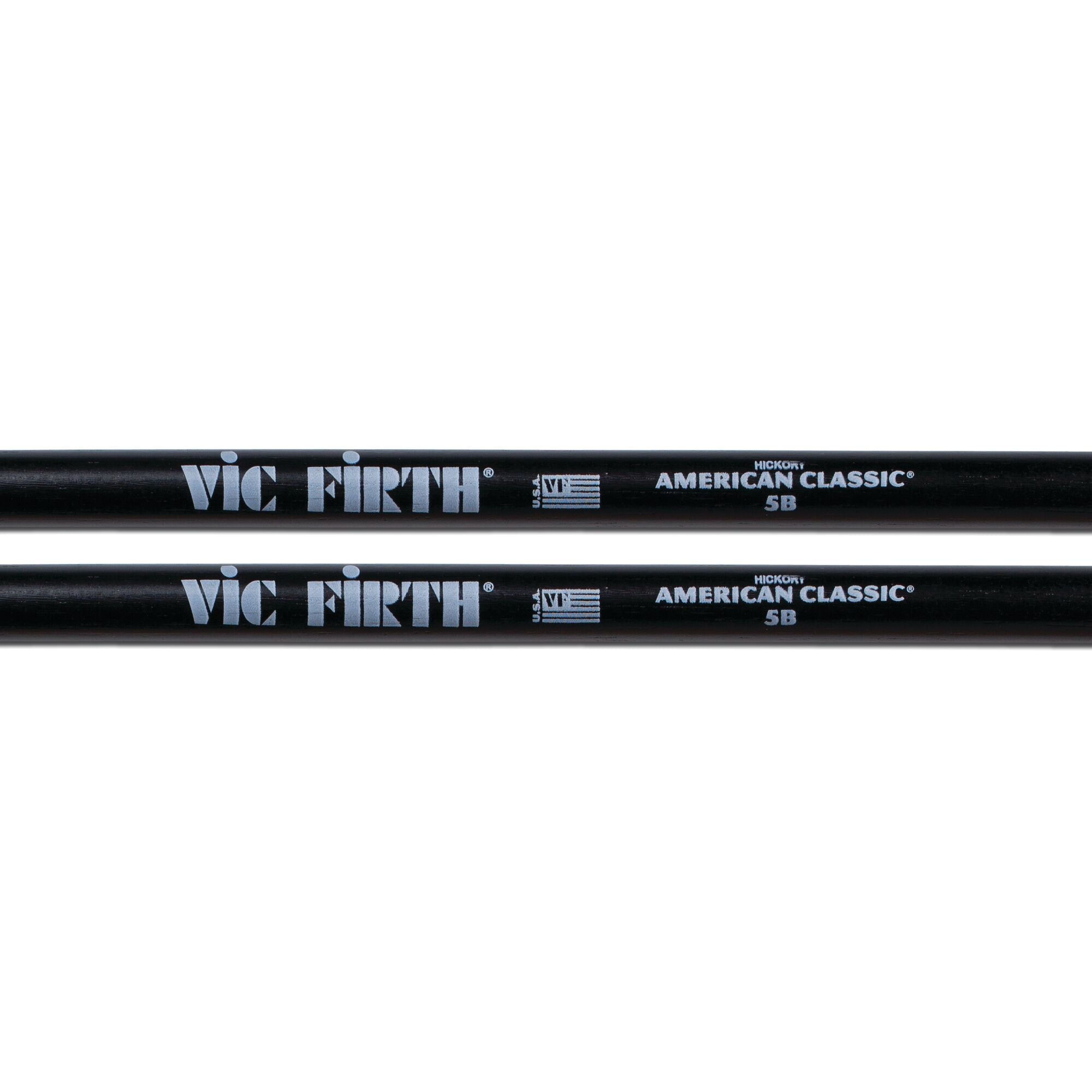 vic-firth-american-classic-5b-black-baguettes-batterie-noires image 2