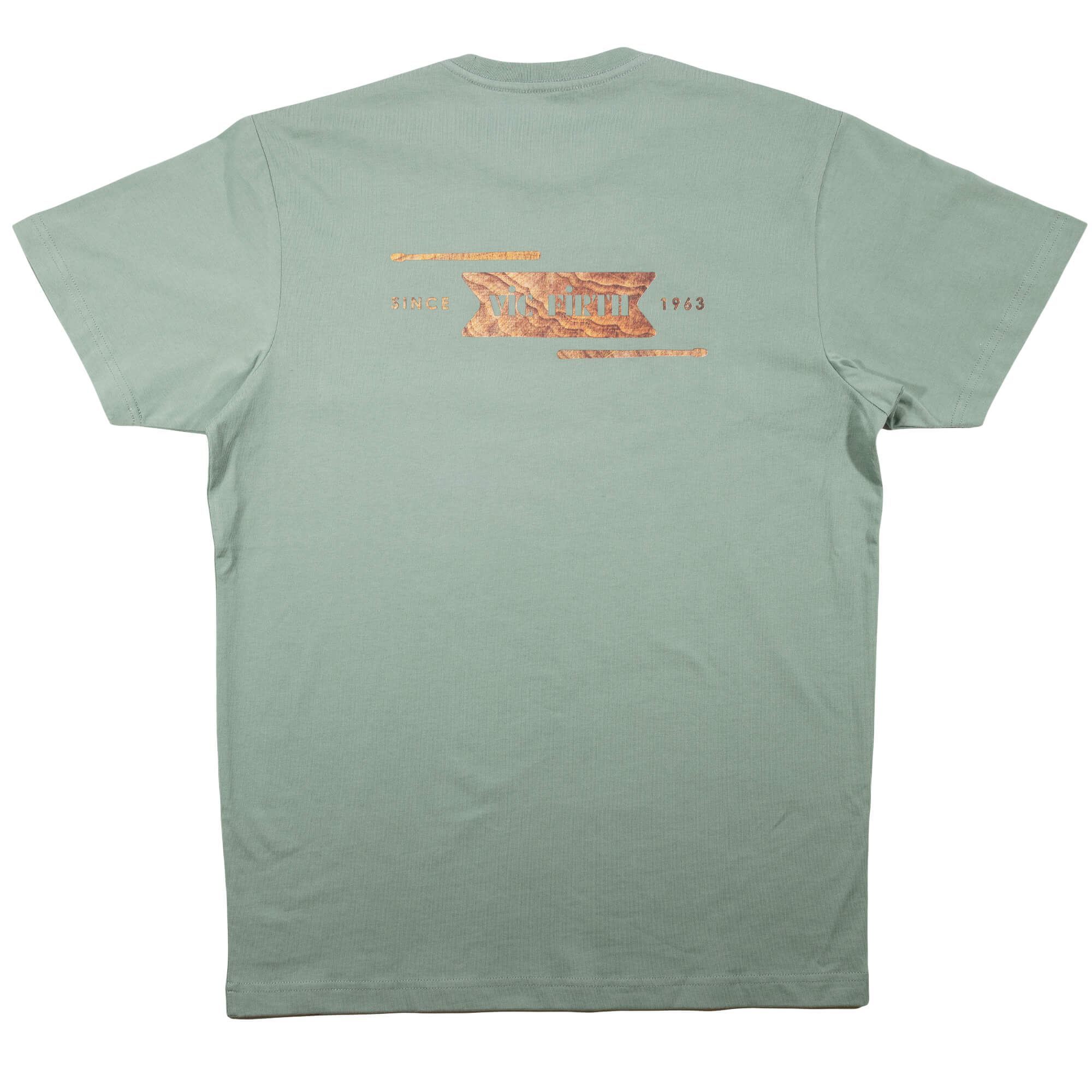 vic-firth-american-classic-t-shirt-sage-woodgrain-coton image 2