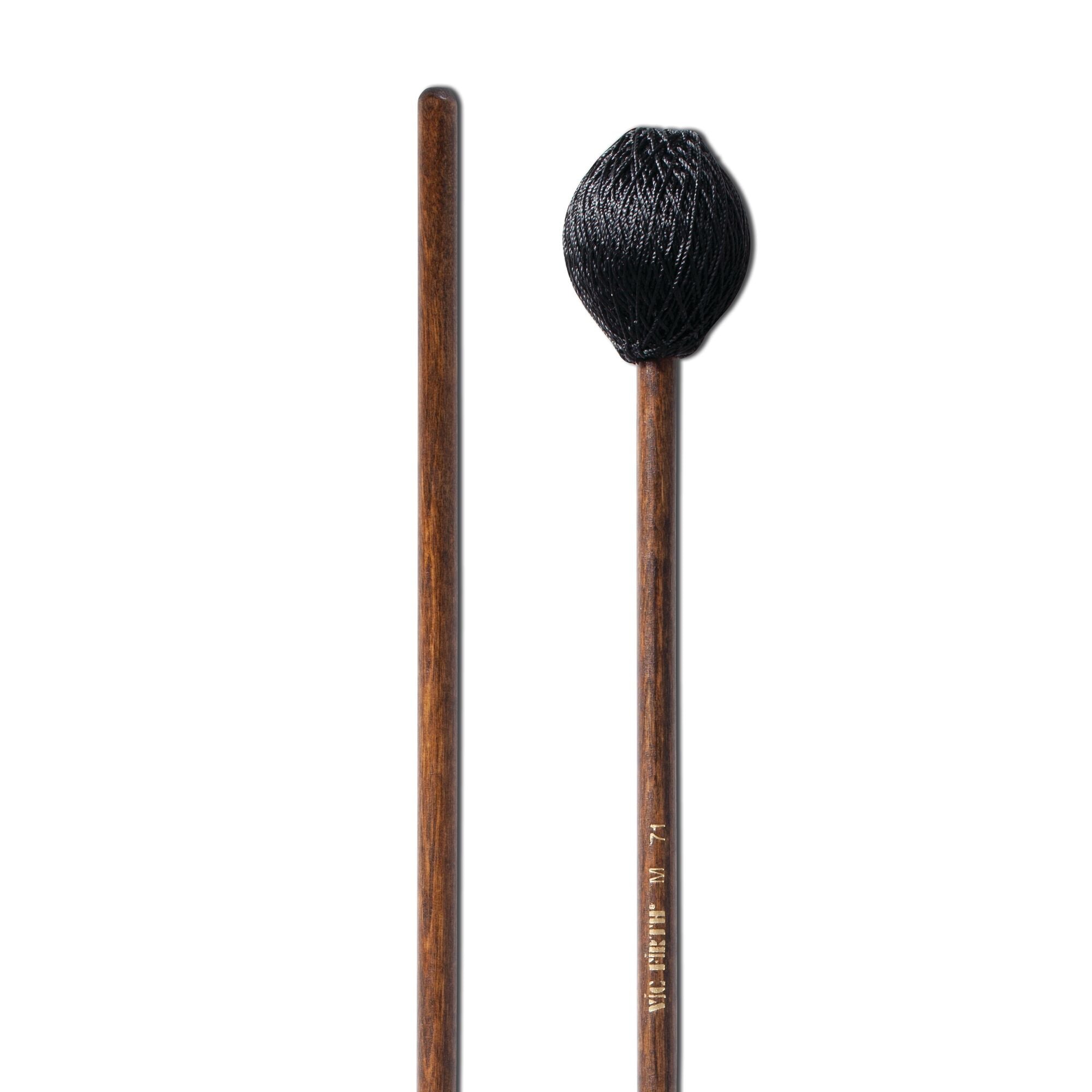 vic-firth-corpsmaster-m71-mailloches-marimba-dures-cord-noir-paire image 4