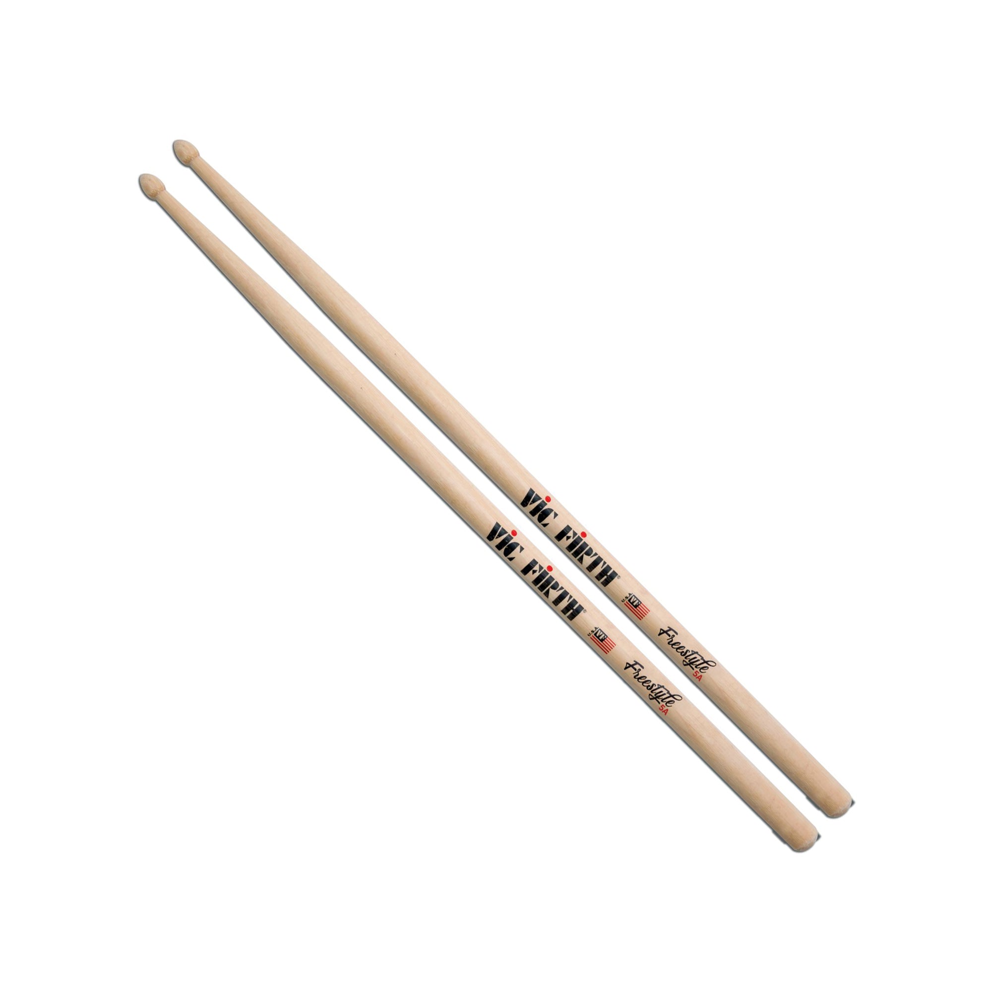 vic-firth-american-concept-freestyle-5a-baguettes-batterie-pointe-bois image 1