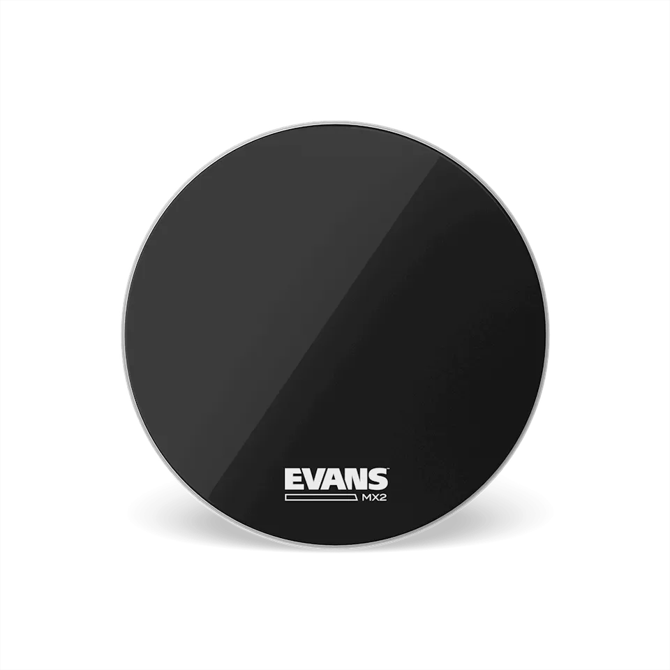 evans-mx-mx2-black-peau-grosse-caisse-marching image 1