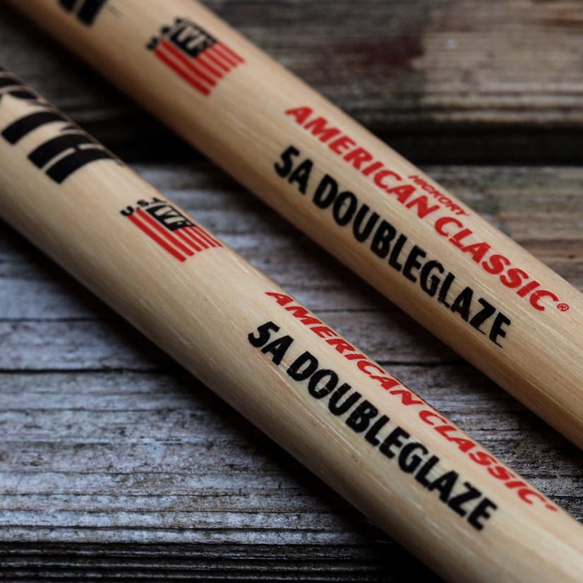 vic-firth-american-classic-5a-doubleglaze-baguettes-batterie-grip image 7
