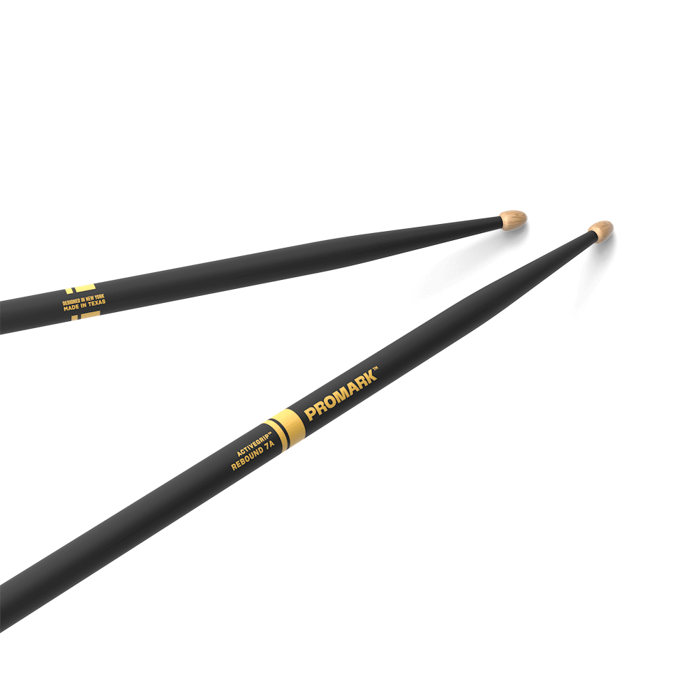 promark-activegrip-rebound-7a-baguettes-batterie-hickory image 1