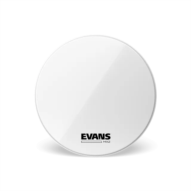 evans-mx-mx2-white-peau-grosse-caisse-marching-2-plis image 1