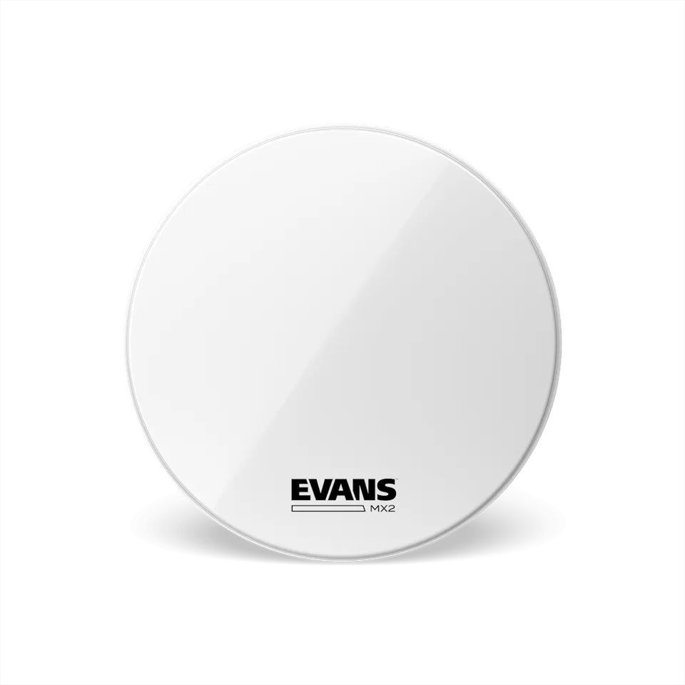 evans-mx-mx2-white-peau-grosse-caisse-marching-2-plis image 1