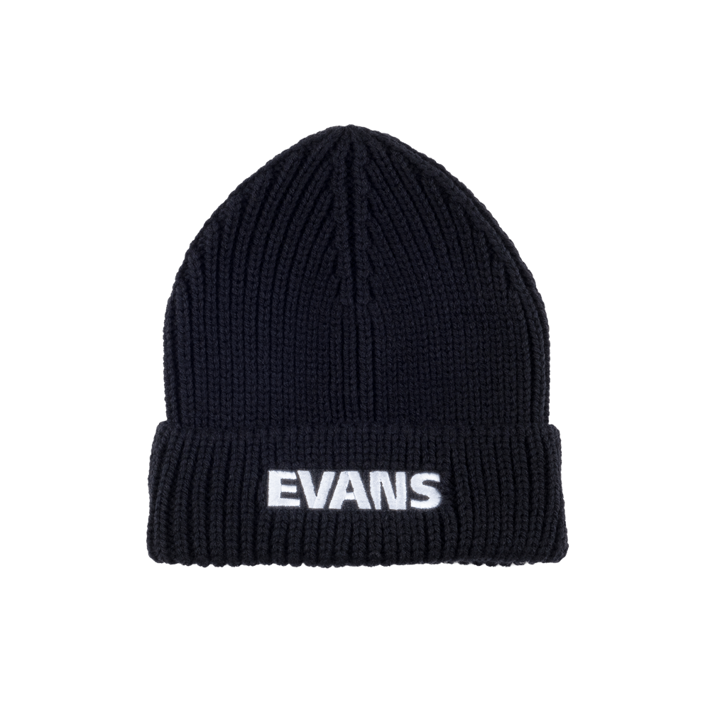 evans-beanie-bonnet-noir-chaud-logo-brod-taille-unique image 2