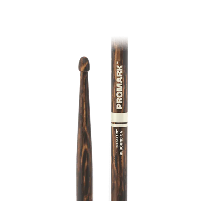 promark-firegrain-rebound-5a-baguettes-batterie-hickory-bois image 1